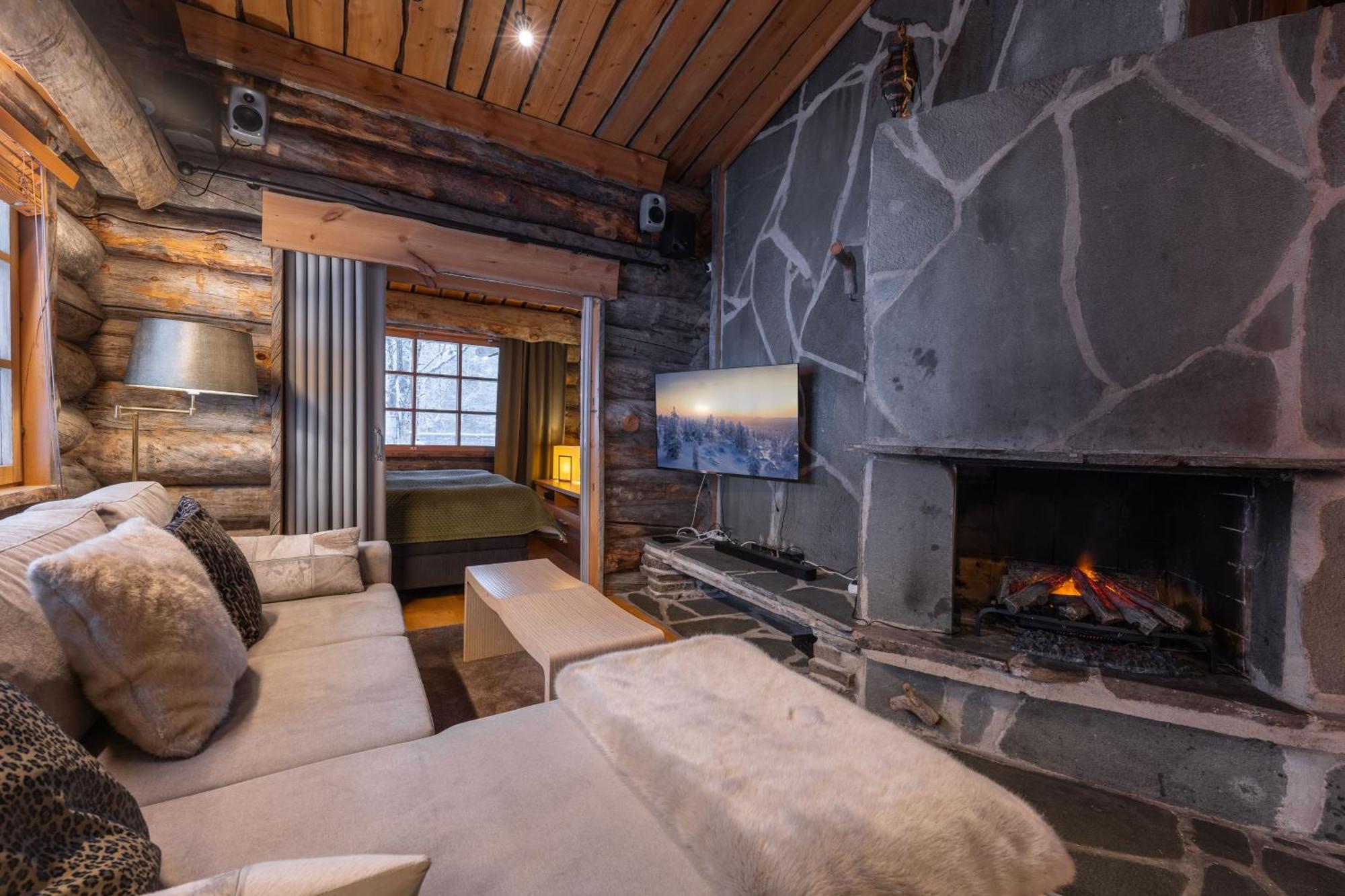 Kuukkeli Log Houses Teerenpesae - Premium Suite A48 Saariselka Esterno foto