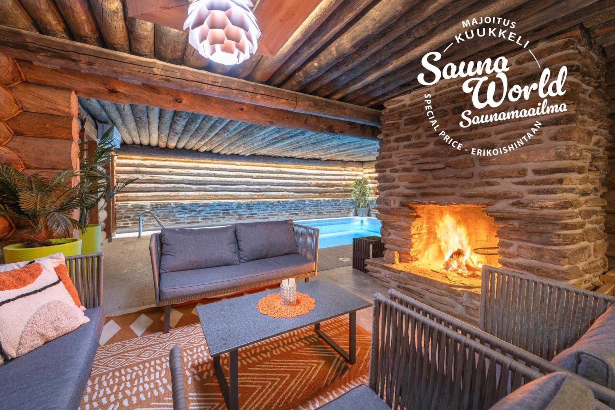 Kuukkeli Log Houses Teerenpesae - Premium Suite A48 Saariselka Esterno foto